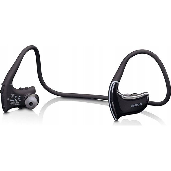Słuchawki Lenco Lenco BTX-750BK Wasserdichtes Bluetooth-Headset (Schwarz)