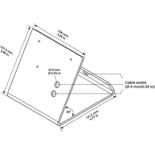 Telefon DoorBird DoorBird Tischständer A8003 für Innenstation A1101, weiß