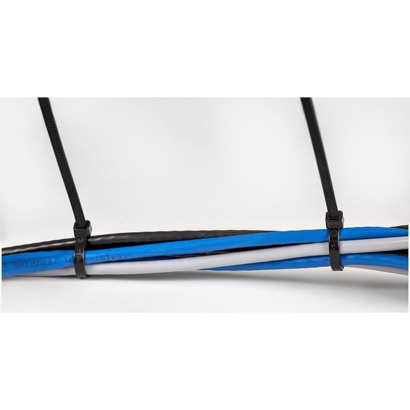 Organizer StarTech 100 PACK 8 CABLE TIES -BLACK