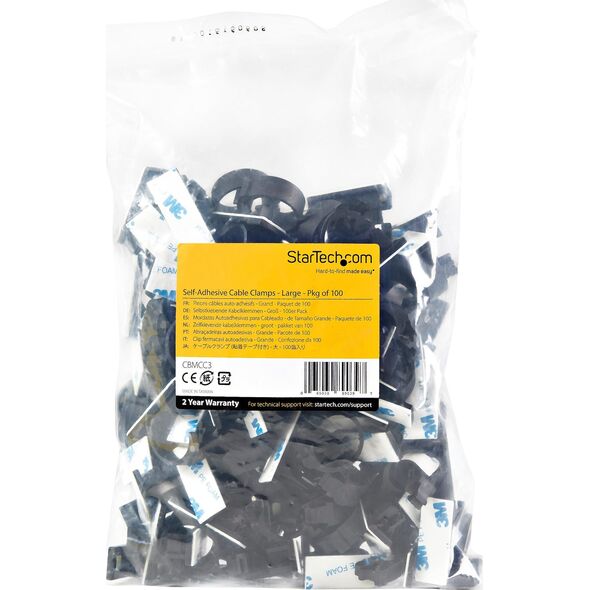 Organizer StarTech 100 CABLE CLAMPS