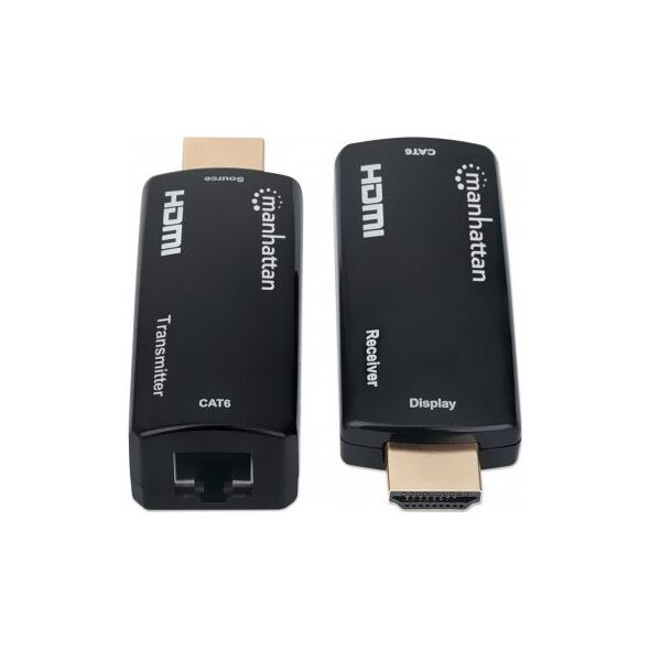 System przekazu sygnału AV Manhattan MANHATTAN  kompakter 1080p HDMI over Ethernet Extender Kit