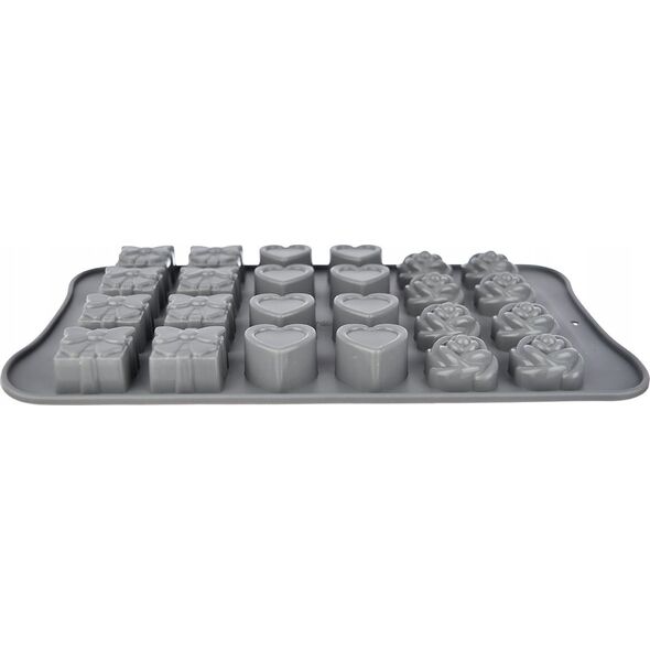 Brunbeste FOREMKA SILIKONOWA DO CZEKOLADEK LODU PRALIN 24 SZT. BRUNBESTE BB-1544