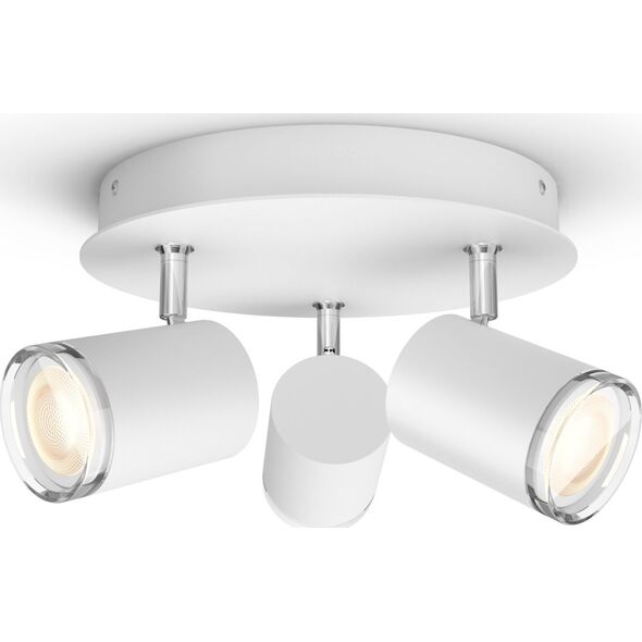 Lampa sufitowa Signify Philips Hue White Amb.Adore Spot Rondell 3flg weiß 3x350lm DS