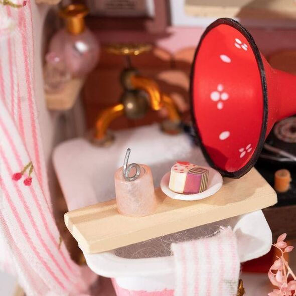 Nice Idea Składany Drewniany Model Mini Łazienka