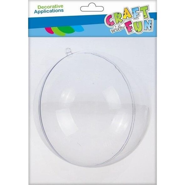 Craft with Fun Ozdoba dekoracyjna plastikowa kula 18cm