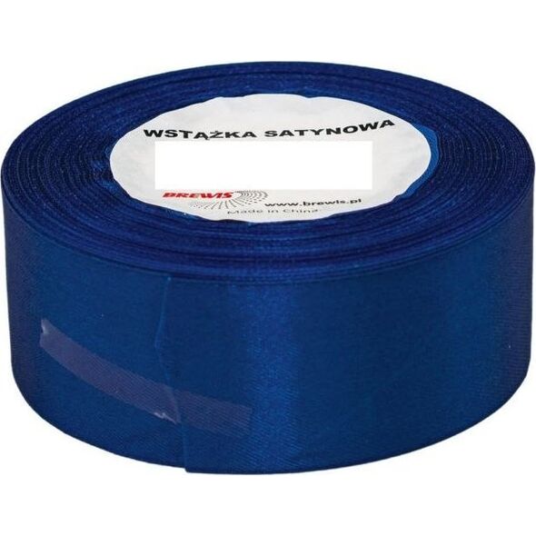 BREWIS Wstążka satynowa BREWIS 50mm/32mm kolor 40 granat