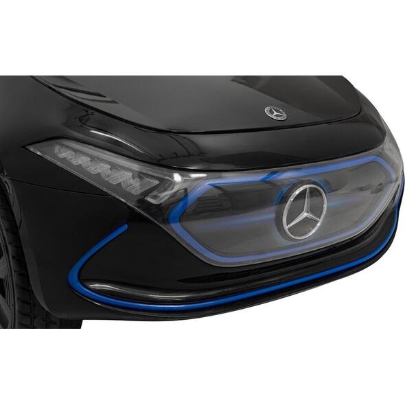 Mercedes Mercedes Benz AMG EQA dla dzieci Czarny + Pilot + 5-punktowe pasy + EVA + Wyświetlacz MP3 + LED
