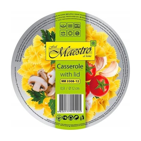 Maestro Nerūd.plieno puodas ,12cm Maestro MR-3508-12