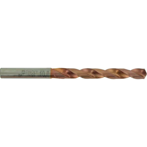 Tivoly Tivoly Metalo grąžtas FURIUS 10.5mm, Ti2CN FUSIO, HSS kampas "Split point" 135°