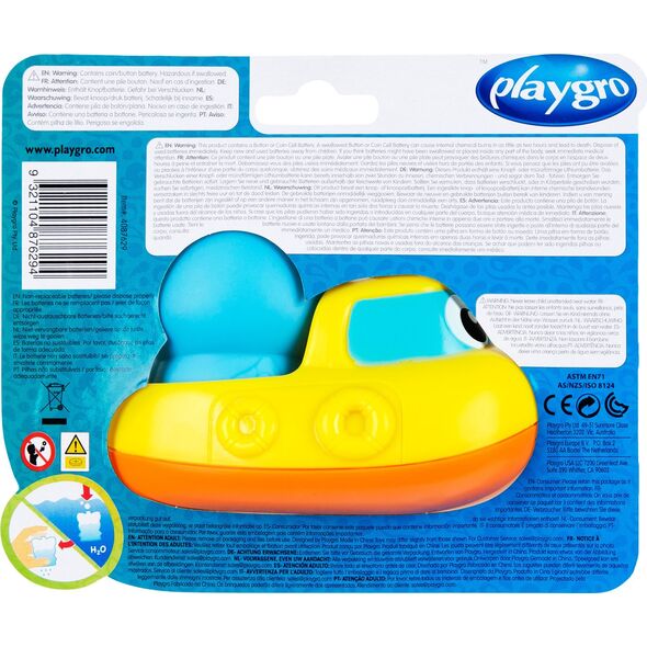 Playgro PLAYGRO vonios žaislas Rainy Raccoon's Submarine, 4087629