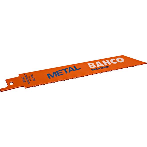 Bahco Bahco Tiesinio pjūklo geležtės Sandflex Bi-Metal 228mm*0,9mm ST 14TPI, Metalui 5vnt
