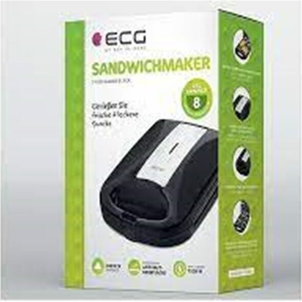 Opiekacz ECG Sumuštinių keptuvė XXL ECG S 4232 Family Juodas