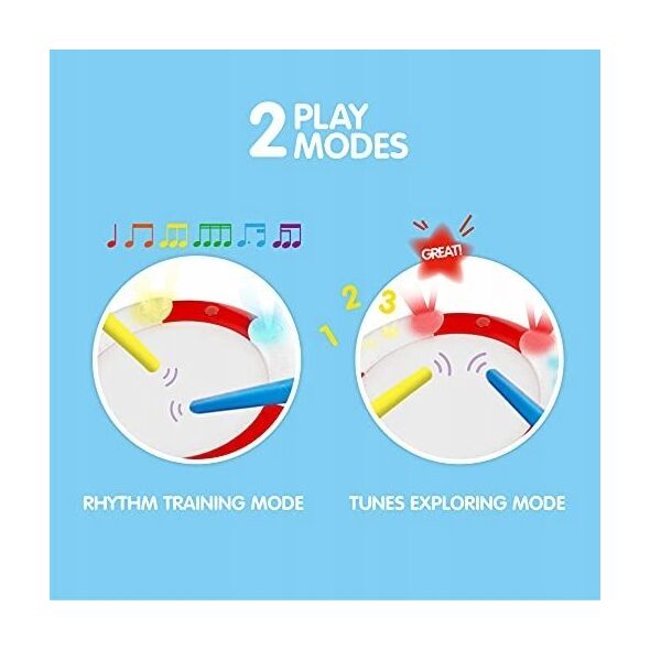 Hape HAPE muzikinis žaislas Lights Drum, E0620