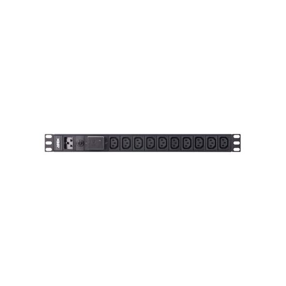 Aten Aten PE0210SG Basic 1U PDU with surge protection | Aten | PE0210SG Basic 1U PDU with surge protection | Black