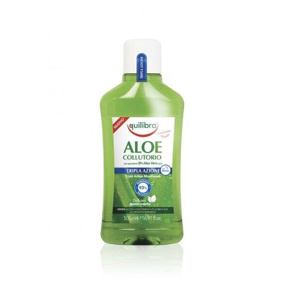 Equilibra Aloesowy płyn do płukania jamy ustnej - Triple action 500ml