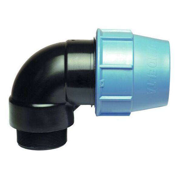 Unidelta Kolano PE GZ 50mm x 6/4" (602550)