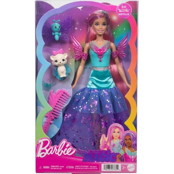 Lalka Barbie Mattel Barbie Magic Lalka filmowa ze zwierzątkami JCW48