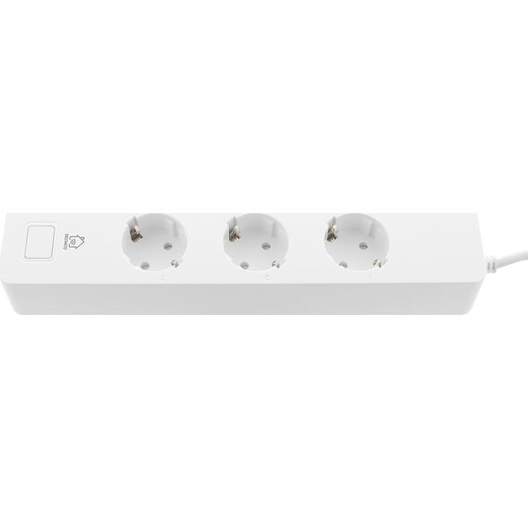 Deltaco Ilgiklis DELTACO SMART HOME 3xCEE 7/4, USB-A 2A, baltas / SH-P03USB2
