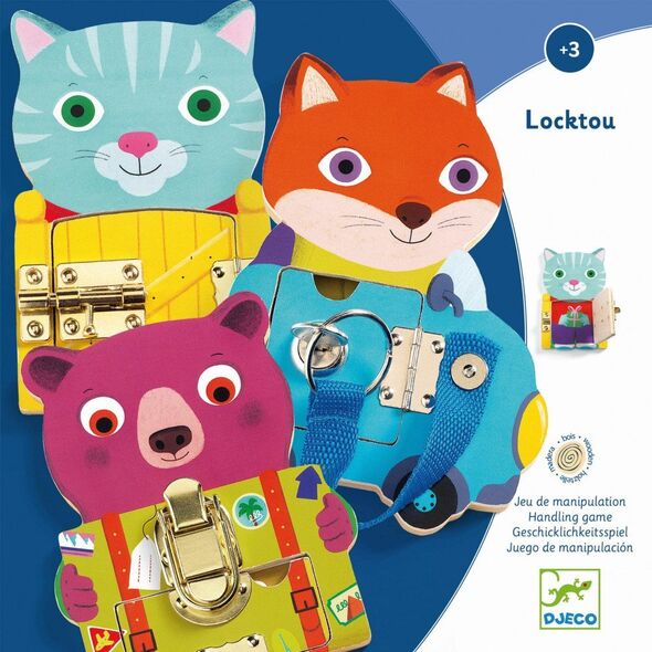 Djeco Djeco Mokomasis medinis žaidimas - Locktou