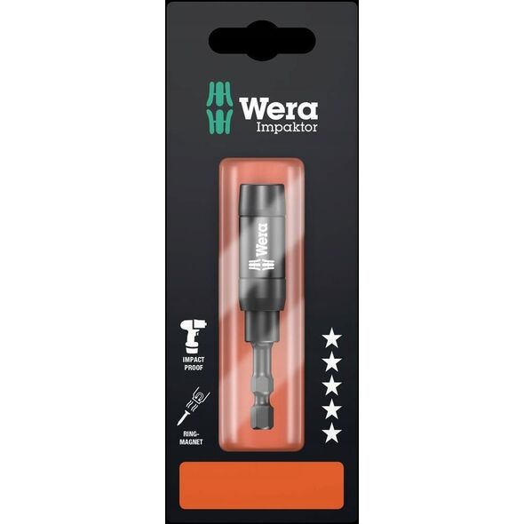 Wera Universalus antgalių laikiklis Wera Impaktor 897/4 IMP R, magnetinis, blisteryje