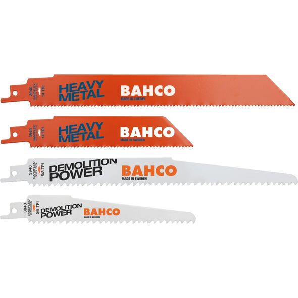 Bahco Bahco Tiesinio pjūklo geležtės Sandflex bimetal HDD Sunkiems metalams komplektas 5vnt.