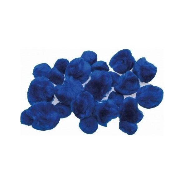 BREWIS Pompony puszyste niebieskie 24szt