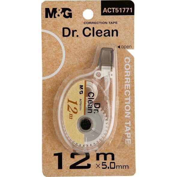M&G Korektor w taśmie Dr. Clean 5mm x 12m M&G