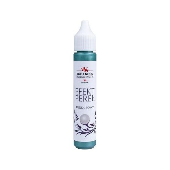 Koh-i-noor Pisak z efektem perłowym turkusowy 30ml