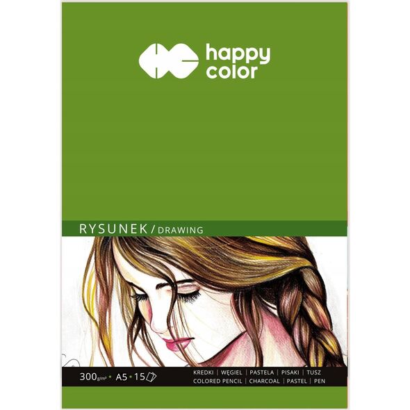 GDD Blok do rysunku A5/15K 300g HAPPY COLOR