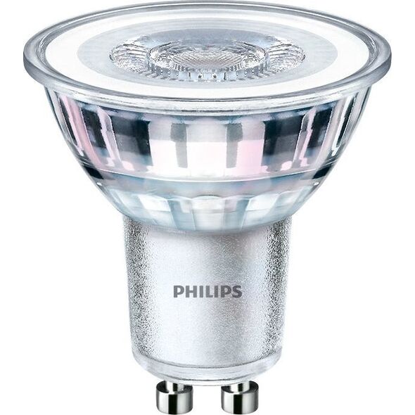 Signify Philips LED classic Lampe 50W GU10 Warmweiß 355lm Silber 2er P