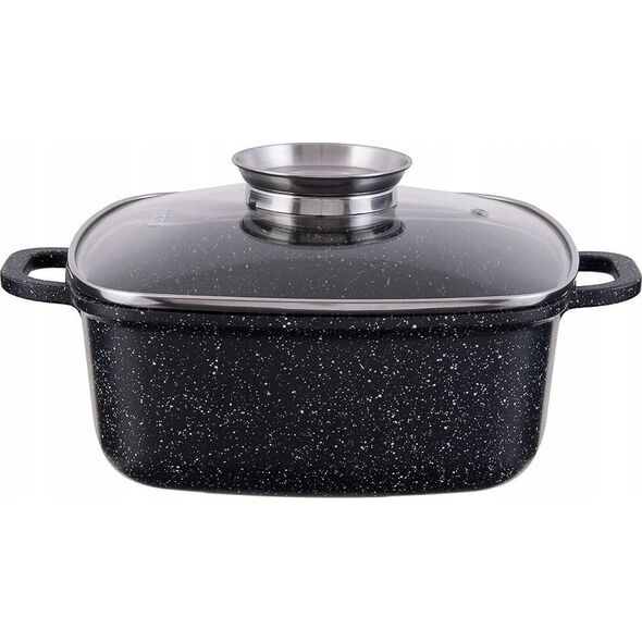 Zilner GARNEK z POWŁOKĄ MARMUROWĄ 5.4L 26cm BRYTFANNA ZILNER ZL- 9011
