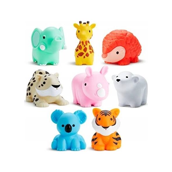 Munchkin MUNCHKIN vonios žaislų rinkinys, gyvūnai, 9mėn+, 8 vnt, 012543