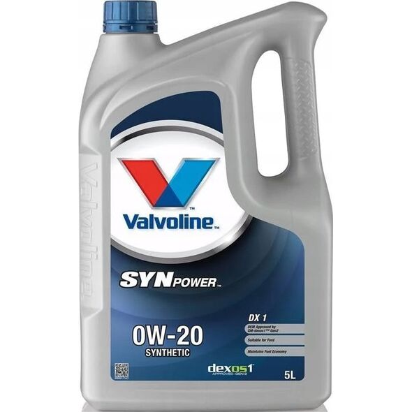 Valvoline Alyva varikliui SYNPOWER DX1 0W20 5L, Valvoline