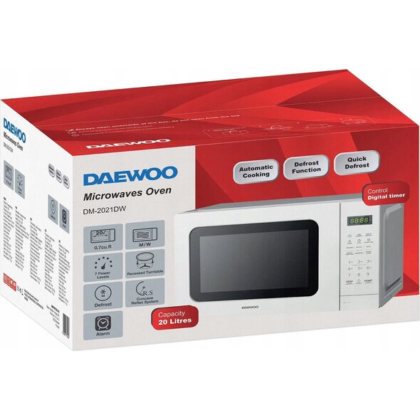Kuchenka mikrofalowa Daewoo DAEWOO DM-2021DW Mikrobangų krosnelė