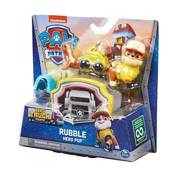 Figurka Spin Master PAW PATROL figūrėlė Rubble, 6065253
