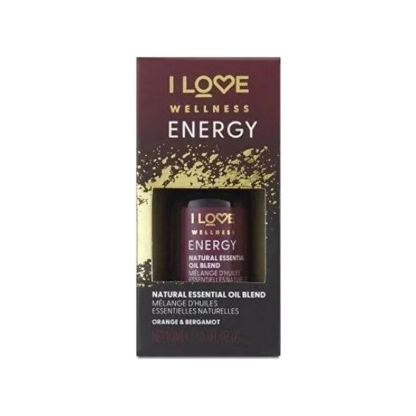 Dyfuzor zapachowy I love I Love, Wellness Energy, Orange & Bergamot, Essential Oil, 10 ml Unisex