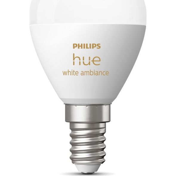 Signify Philips Hue White Amb. E14 Luster Tropfen Einzelpack 470lm