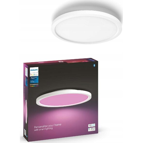 Lampa sufitowa Signify Philips Hue White & Col. Amb. Surimu Panel rund Weiß