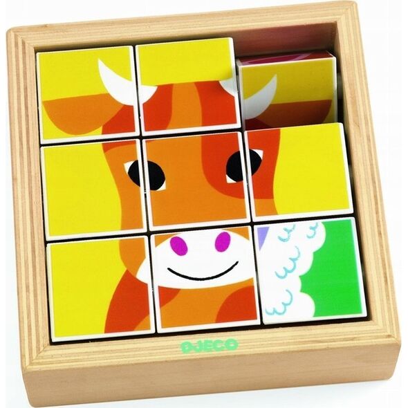 Djeco Djeco Medinė dėlionė – Suk gyvūnėlį - Animoroll