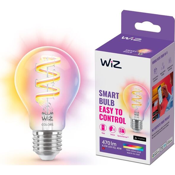 Signify WiZ White & Color 40W E27 A60 Standardform Tunable Einzelpack