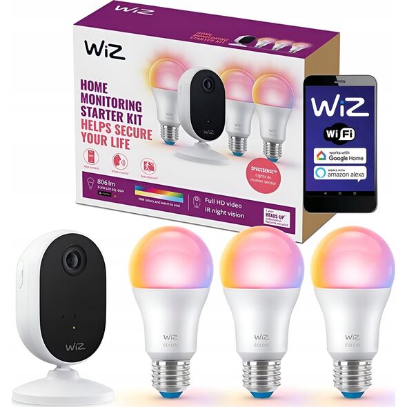 Kamera IP Signify WiZ Security Camera Starter Kit WiFi Einzelpack