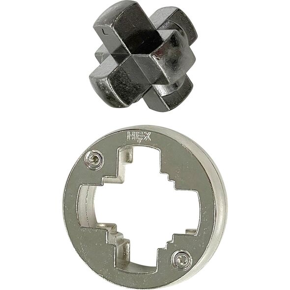 G3 Łamigłówka Cast Huzzle HEX 3/6 układanka metalowa