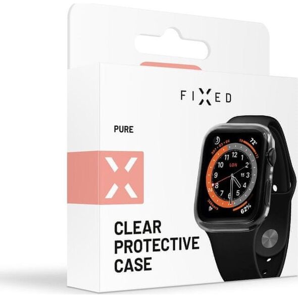 Fixed Fixed Fiksuotas | PASTATYTA | Apple | Laikrodis 45 mm / 8 serija 45 mm | Polikarbonatas | Išvalyti | Viso kadro aprėptis| Suapvalinti kraštai| 100 % skaidrus | Ekrano apsauga