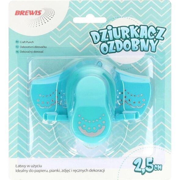 BREWIS Dziurkacz ozdobny brzegowy - Falbanka 2,5cm