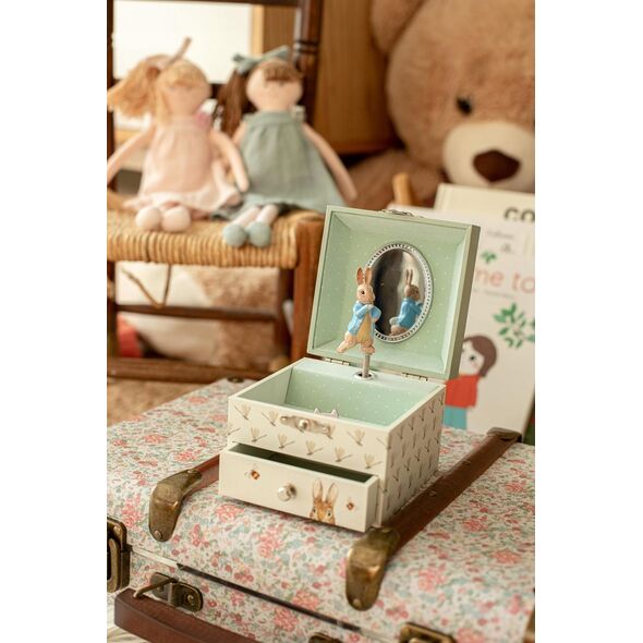 Trousselier Trousselier Music Box with Drawer, Peter Rabbit, Dragonfly