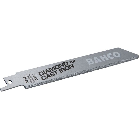 Bahco Bahco Karbidinės tiesinio pjūklo geležtės su deimantiniu grūdėtumu 150mm*1,23mm ketui, plytelėms ir keramikai 2vnt