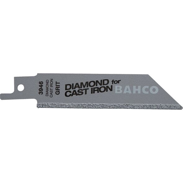 Bahco Bahco Karbidinės tiesinio pjūklo geležtės su deimantiniu grūdėtumu 150mm*1,23mm ketui, plytelėms ir keramikai 2vnt