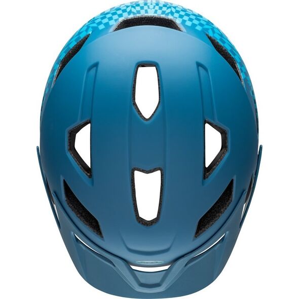 Bell Kask juniorski BELL SIDETRACK Rozmiar kasku: Uniwersalny(50-57 cm), Wybierz kolor: Wavy Checks Matte Retina Sear