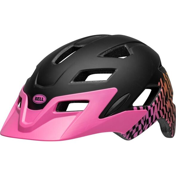 Bell Kask juniorski BELL SIDETRACK Rozmiar kasku: Uniwersalny(50-57 cm), Wybierz kolor: Wavy Checks Matte Retina Sear