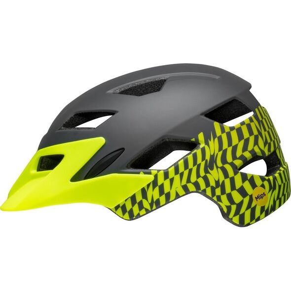 Bell Kask juniorski BELL SIDETRACK Rozmiar kasku: Uniwersalny(50-57 cm), Wybierz kolor: Wavy Checks Matte Blue